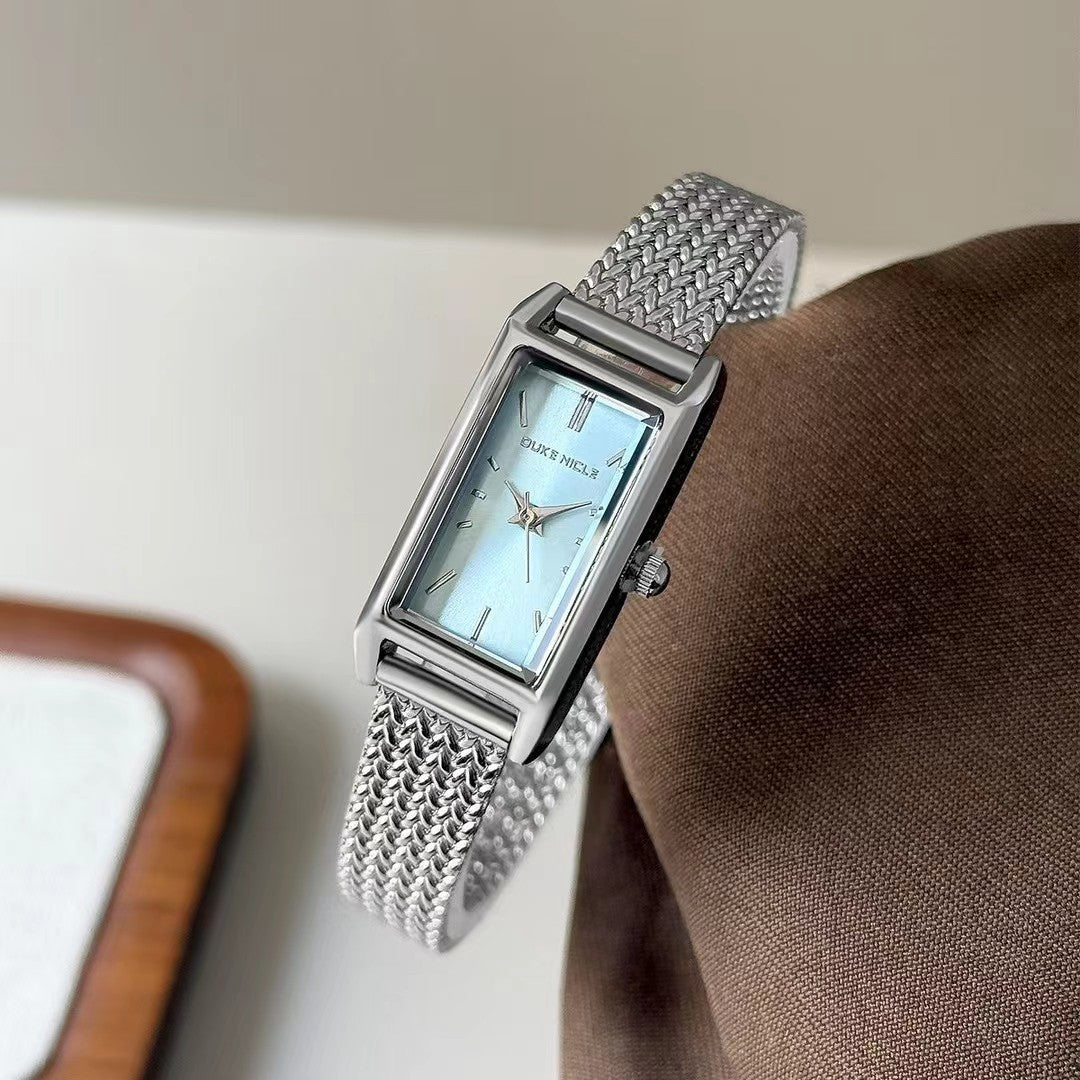 Elegant ladies' watch with braided strap