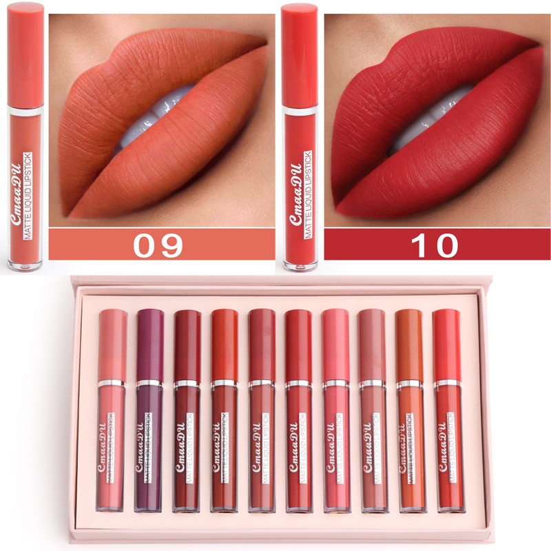 Matte Liquid Lipstick Set – Wasserfest & Kussecht