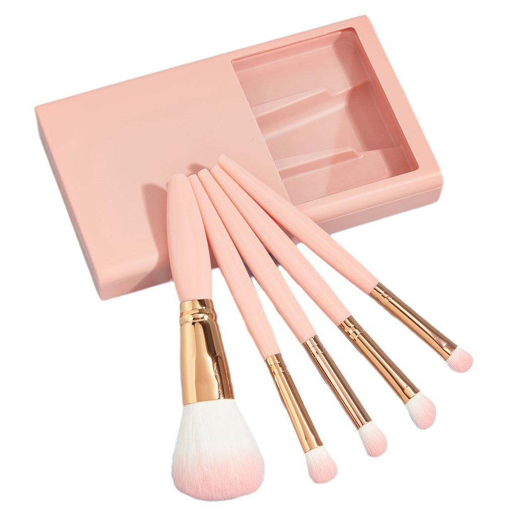 Make-up Pinsel Set – 5-teilig mit Spiegel