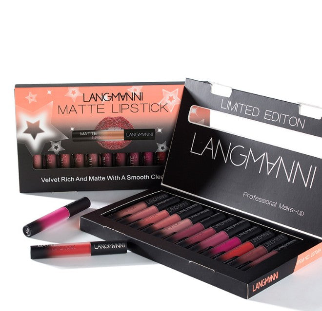 Matte Lippenstift Set – Wasserfest & Langanhaltend