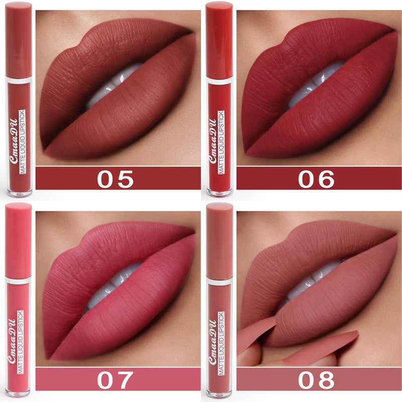 Matte Liquid Lipstick Set – Wasserfest & Kussecht