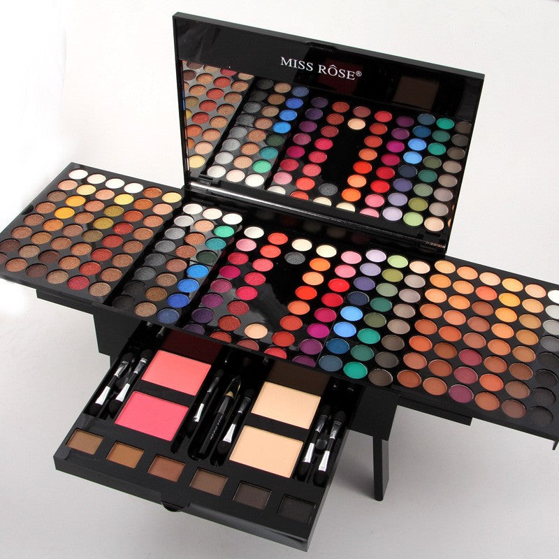 Großes 180-Farben Make-up-Set (Lidschatten & Rouge Palette)