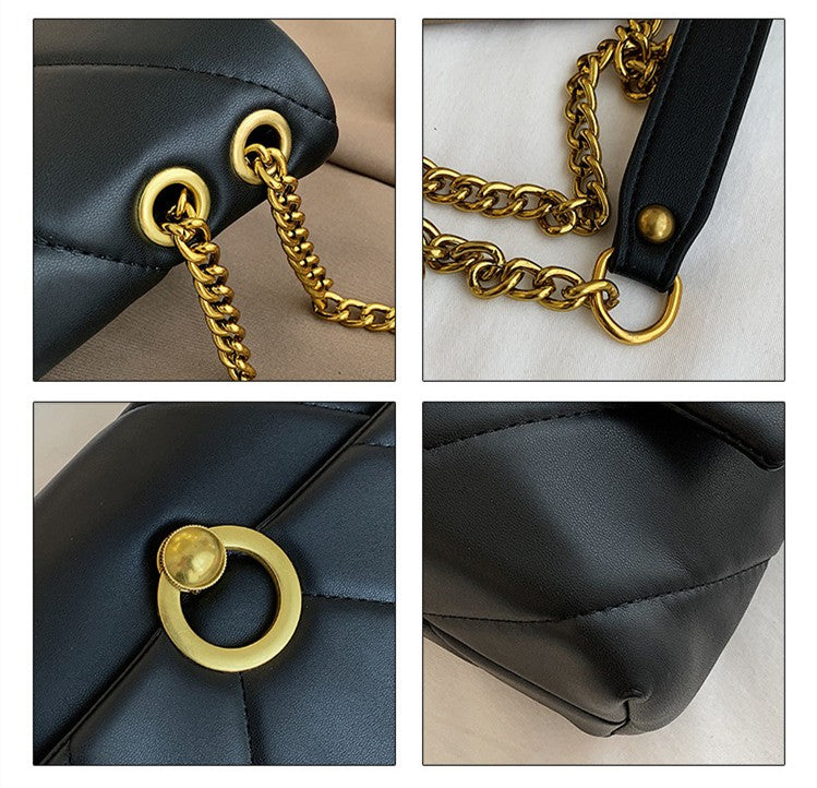 Elegante Ketten-Schultertasche