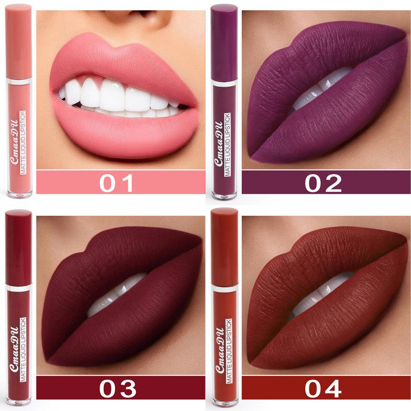 Matte Liquid Lipstick Set – Wasserfest & Kussecht